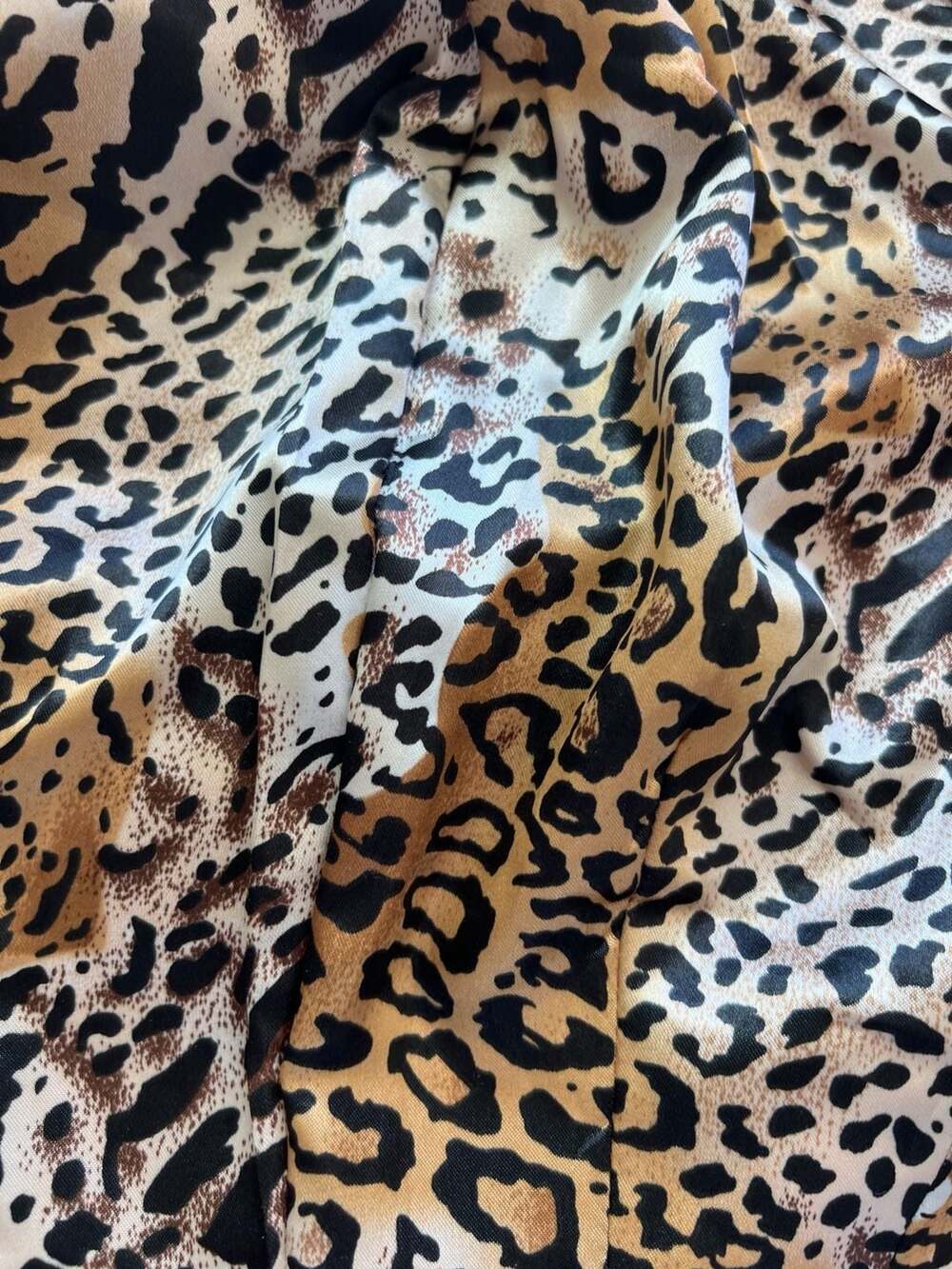 Y2k Mobwife Orange Suede Cropped Short Sleeve Blazer Jacket, Leopard Lining, Siz - Picture 6 of 10